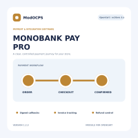 monobank Pay PRO для OpenCart 3