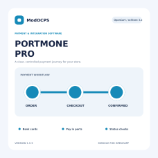 Portmone PRO для OpenCart 3